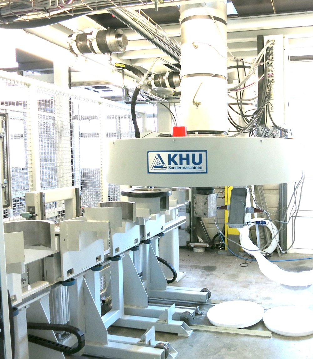 KHU Doppelpastenextruder PE200-1800 Beschickungswagen